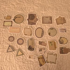 Vintage-Inspired Sticker Set